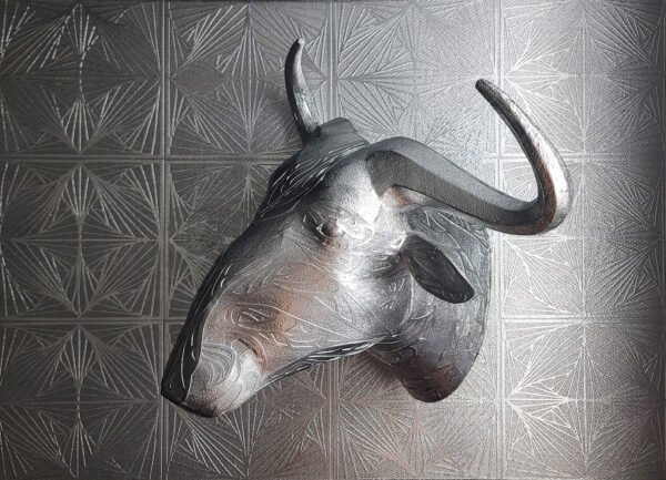 Wildebeest Trophy Head