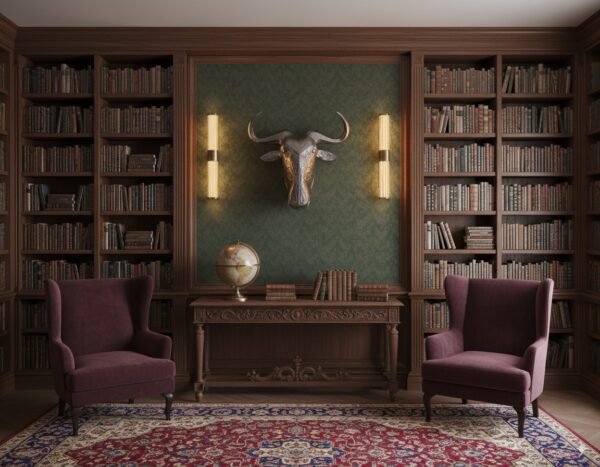 Wildebeest Trophy Head