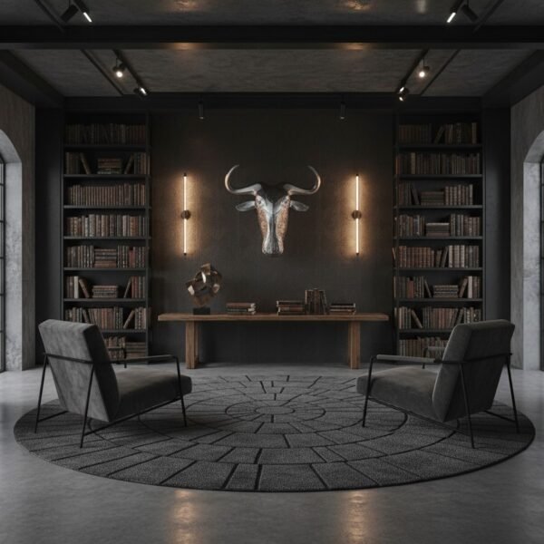 Wildebeest Trophy Head