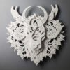 The Ethereal Guardian: A Magical Wildebeest Mandala