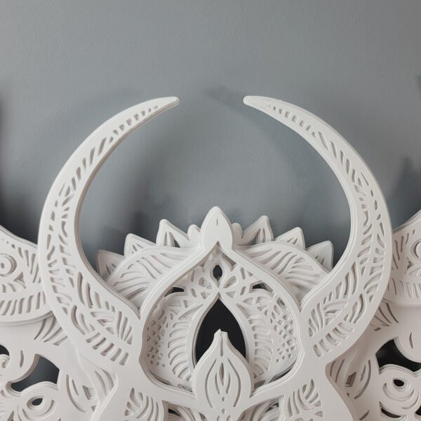 The Ethereal Guardian: A Magical Wildebeest Mandala