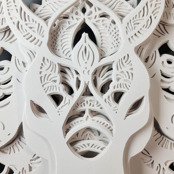The Ethereal Guardian: A Magical Wildebeest Mandala