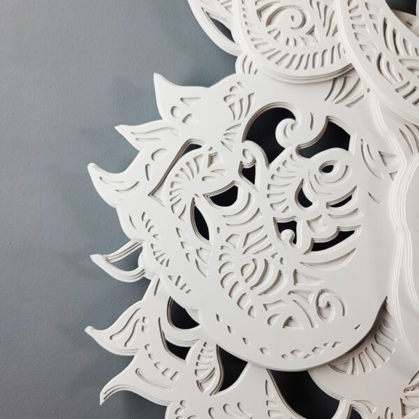 The Ethereal Guardian: A Magical Wildebeest Mandala