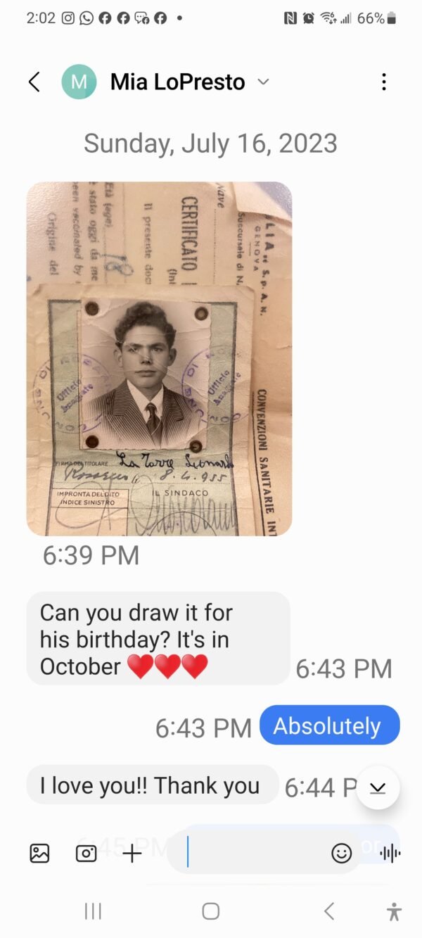 Leonardo LaTorre- Carmelo’s Grandfather