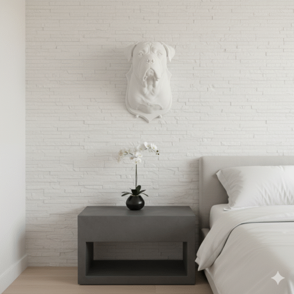 Bullmastiff head mount