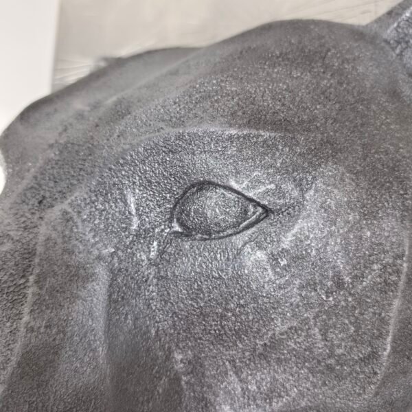 Bear 3D Sculpture in Dark Steel: The Silent Citadel