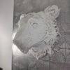 Bear Head Bas-Relief Mandala: The White Citadel