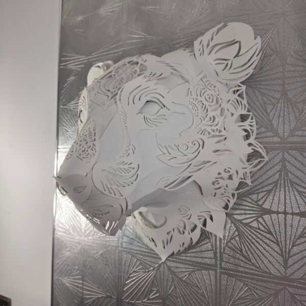 Bear Head Bas-Relief Mandala: The White Citadel