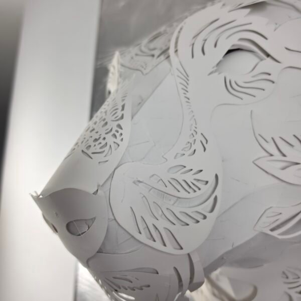 Bear Head Bas-Relief Mandala: The White Citadel
