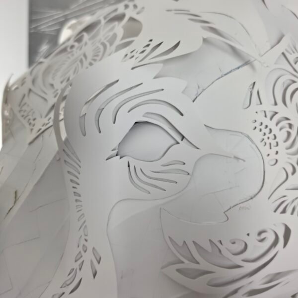 Bear Head Bas-Relief Mandala: The White Citadel