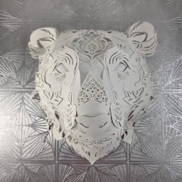 Bear Head Bas-Relief Mandala: The White Citadel