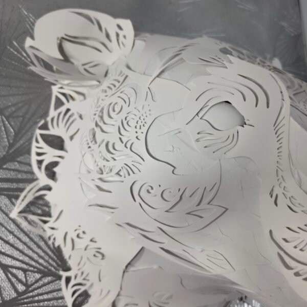 Bear Head Bas-Relief Mandala: The White Citadel