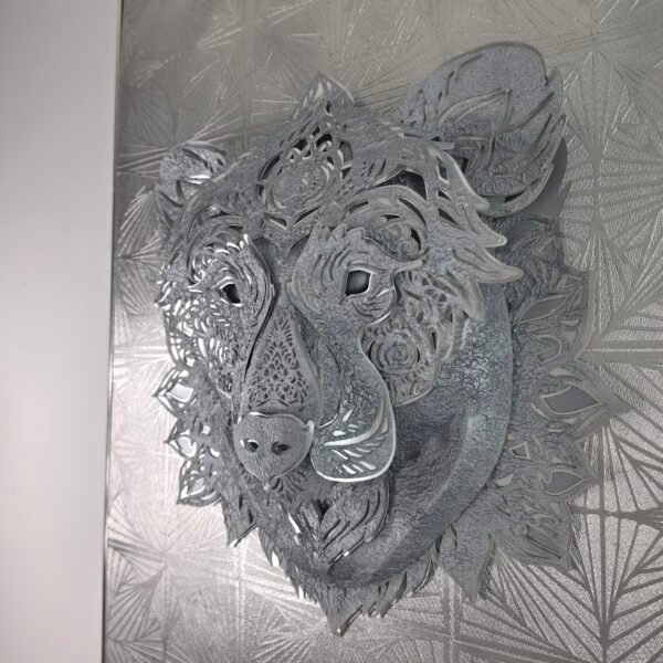 Bear’s Head Bas-Relief Mandala: The Ancient Anchor