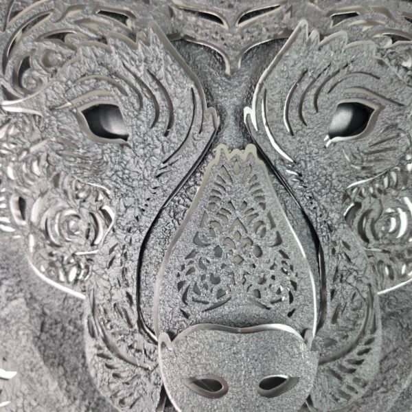 Bear’s Head Bas-Relief Mandala: The Ancient Anchor