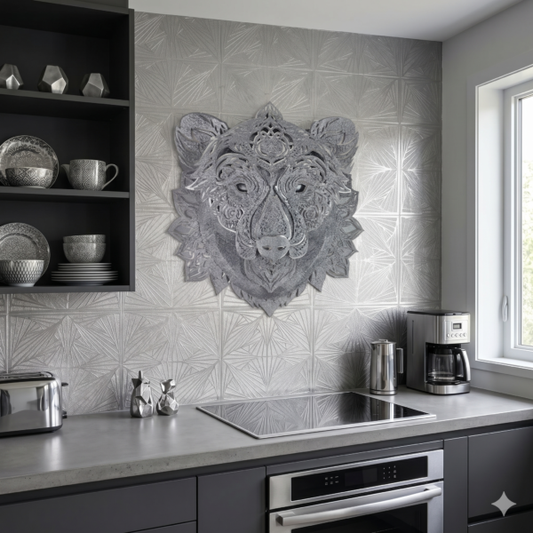 Bear’s Head Bas-Relief Mandala: The Ancient Anchor