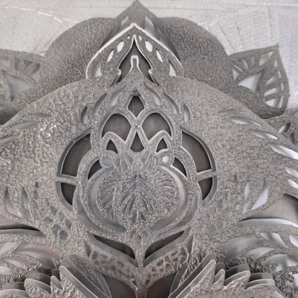 Bear Head Mandala in Dark Steel: The Iron Fortress