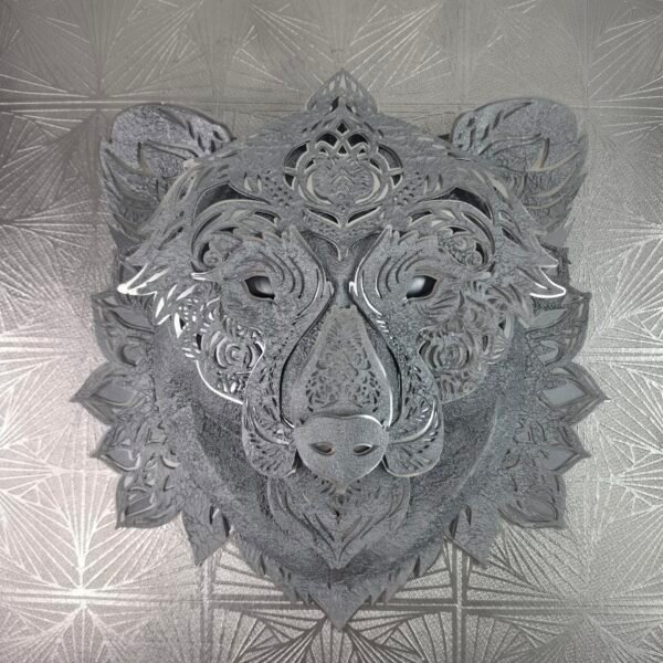 Bear’s Head Bas-Relief Mandala: The Ancient Anchor