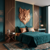 Wolf Head Mandala in Bronze: The Untamed Spirit