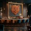 Wolf Head Mandala in Bronze: The Untamed Spirit