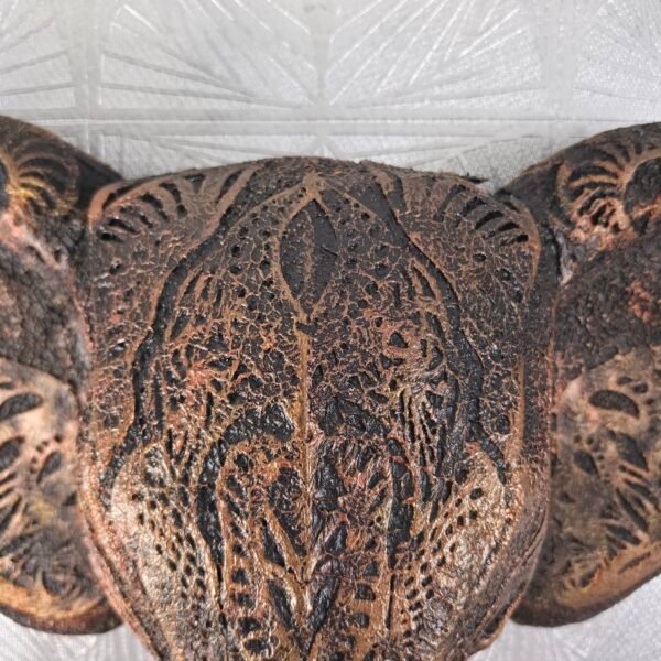 Elephant 3D Sculpture in Antique Bronze & Gold: The Sovereign Sentinel