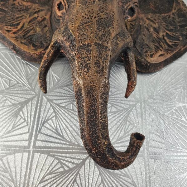 Elephant 3D Sculpture in Antique Bronze & Gold: The Sovereign Sentinel