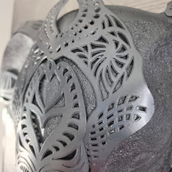 Elephant Head Mandala Sculpture: The Gentle Monolith