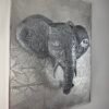 Elephant Head Mandala Sculpture: The Gentle Monolith