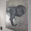 Elephant Head Mandala Sculpture: The Gentle Monolith