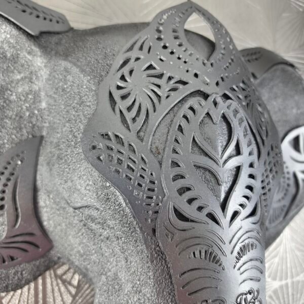 Elephant Head Mandala Sculpture: The Gentle Monolith