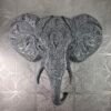 ELEPHANT 3D DARK STEEL TEXTURED Elephant 3D Sculpture: The Sovereign Sentinel