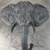 ELEPHANT 3D DARK STEEL TEXTURED (11) Elephant 3D Sculpture: The Sovereign Sentinel