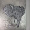 ELEPHANT 3D DARK STEEL TEXTURED (3) Elephant 3D Sculpture: The Sovereign Sentinel