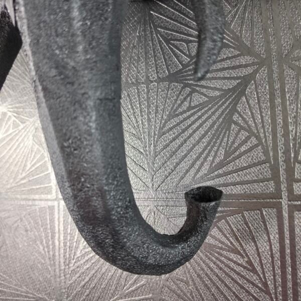 ELEPHANT 3D DARK STEEL TEXTURED (8) Elephant 3D Sculpture: The Sovereign Sentinel