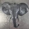 Elephant Head Mandala Sculpture: The Gentle Monolith