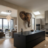 Elephant 3D Sculpture in Antique Bronze & Gold: The Sovereign Sentinel
