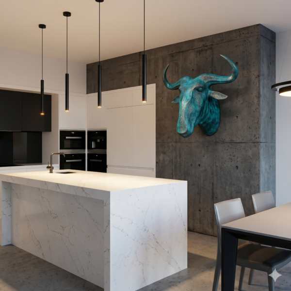 Gemini_Generated_Image_w7hep9w7hep9w7he Wildebeest 3D Sculpture: The Great Wanderer