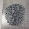 LION HEAD TEXTURED MANDALA (3) Textured Lion Head Mandala: Spirit of the Wild