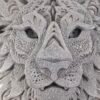 LION HEAD TEXTURED MANDALA (4) Textured Lion Head Mandala: Spirit of the Wild