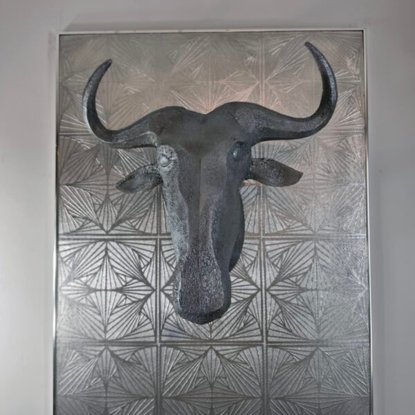 WILDEBEEST 3D DARK STEEL (1) Wildebeest 3D Sculpture: The Great Wanderer