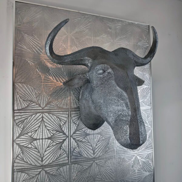 WILDEBEEST 3D DARK STEEL (2) Wildebeest 3D Sculpture: The Great Wanderer