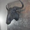 WILDEBEEST 3D DARK STEEL (3) Wildebeest 3D Sculpture: The Great Wanderer