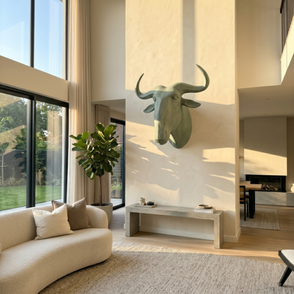 WILDEBEEST 3D DARK STEEL (4) Wildebeest 3D Sculpture: The Great Wanderer