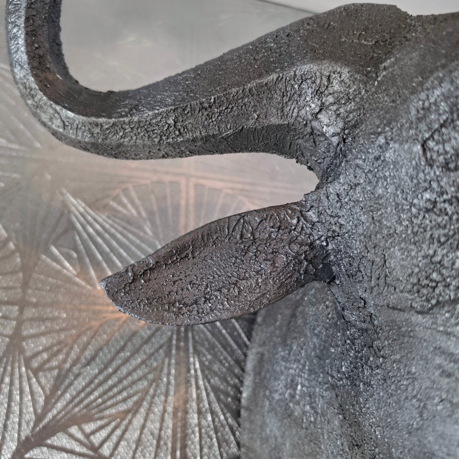 WILDEBEEST 3D DARK STEEL (6) Wildebeest 3D Sculpture: The Great Wanderer
