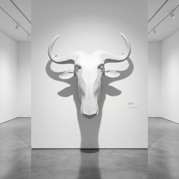 WILDEBEEST 3D DARK STEEL (7) Wildebeest 3D Sculpture: The Great Wanderer